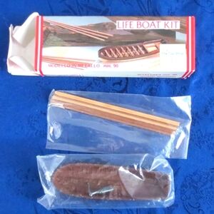 New Modellismo Amati Lifeboat Miniature Brown Wood and Plastic DIY Building Kit